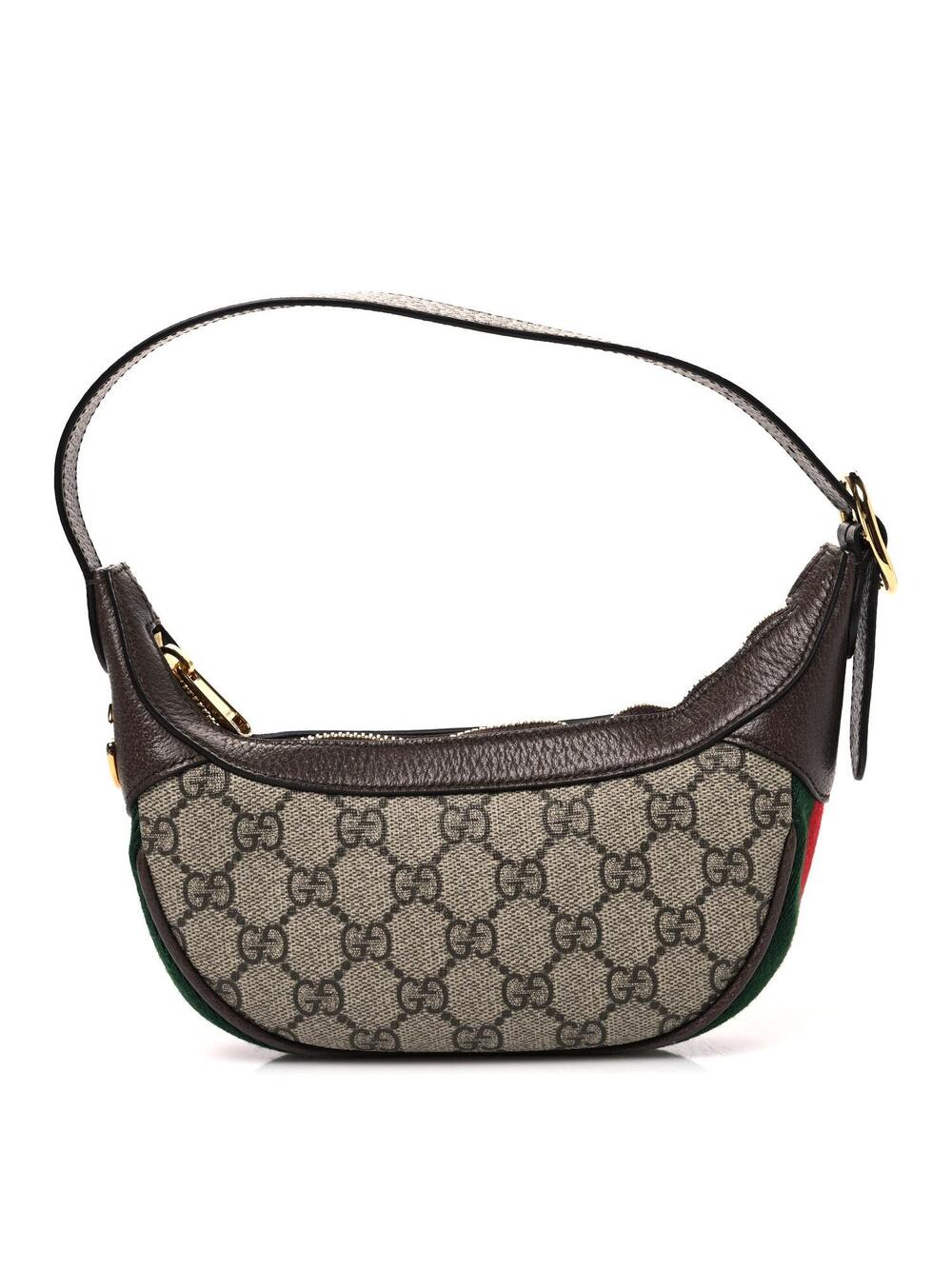 Gucci Gg Supreme Textured Calfskin Web #302082G89B